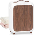 Keenray Towel Warmer Bucket, Luxury Rectangle Towel Warmer for Bathroom with Timer & Delay, Customized Fragrance, Child Lock, Fits 2 Large Towels, Blankets, Bathrobes, Ideal Gift for Him & Her(Brown)