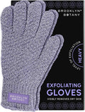 Brooklyn Botany Exfoliating Gloves for Bath and Shower – Heavy Duty Exfoliating Body Scrubber for Massage and Dead Skin Remover for Body – 1 Pair